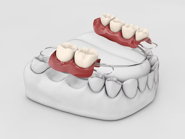 Human teeth with denture 3d illustration isolated white 582173 234